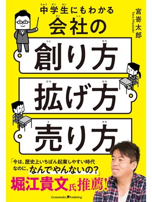 cover image of 中学生にもわかる会社の創り方・拡げ方・売り方